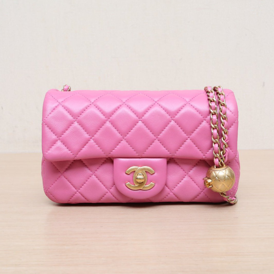 *CHANEL CF Flap Bag, Large Mini, 20cm-Hana Vintage