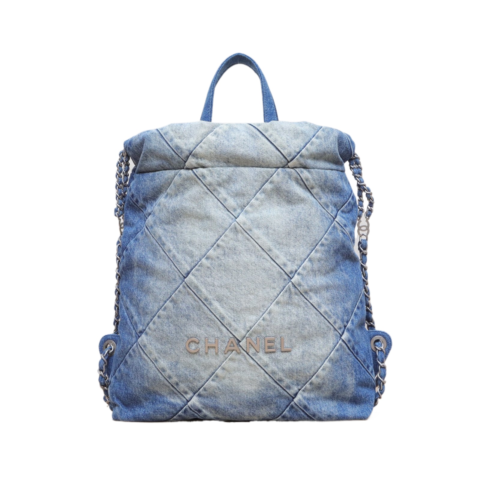 *CHANEL 22Bag Backpack with Handle, Small Size, 29cm-Hana Vintage