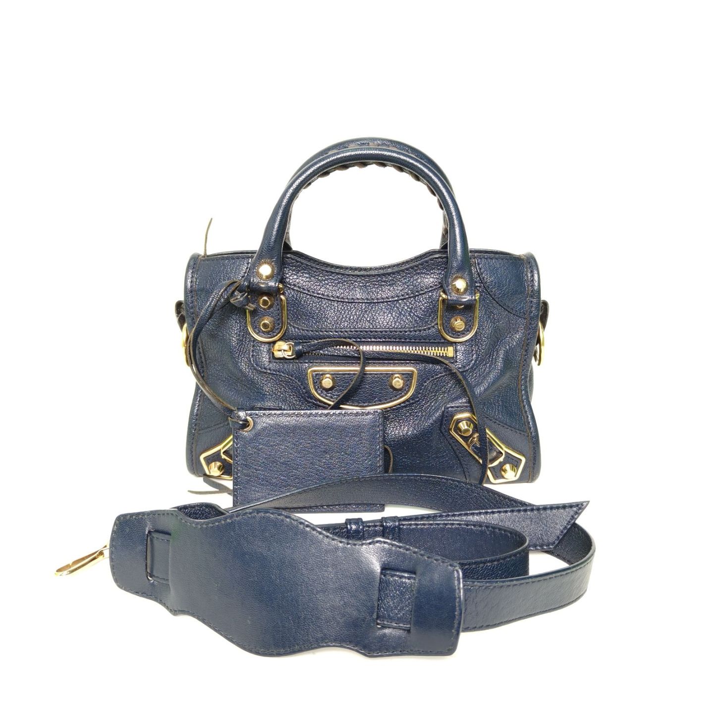 *BALENCIAGA CLASSIC CITY Motorcycle Bag Mini 25-Hana Vintage