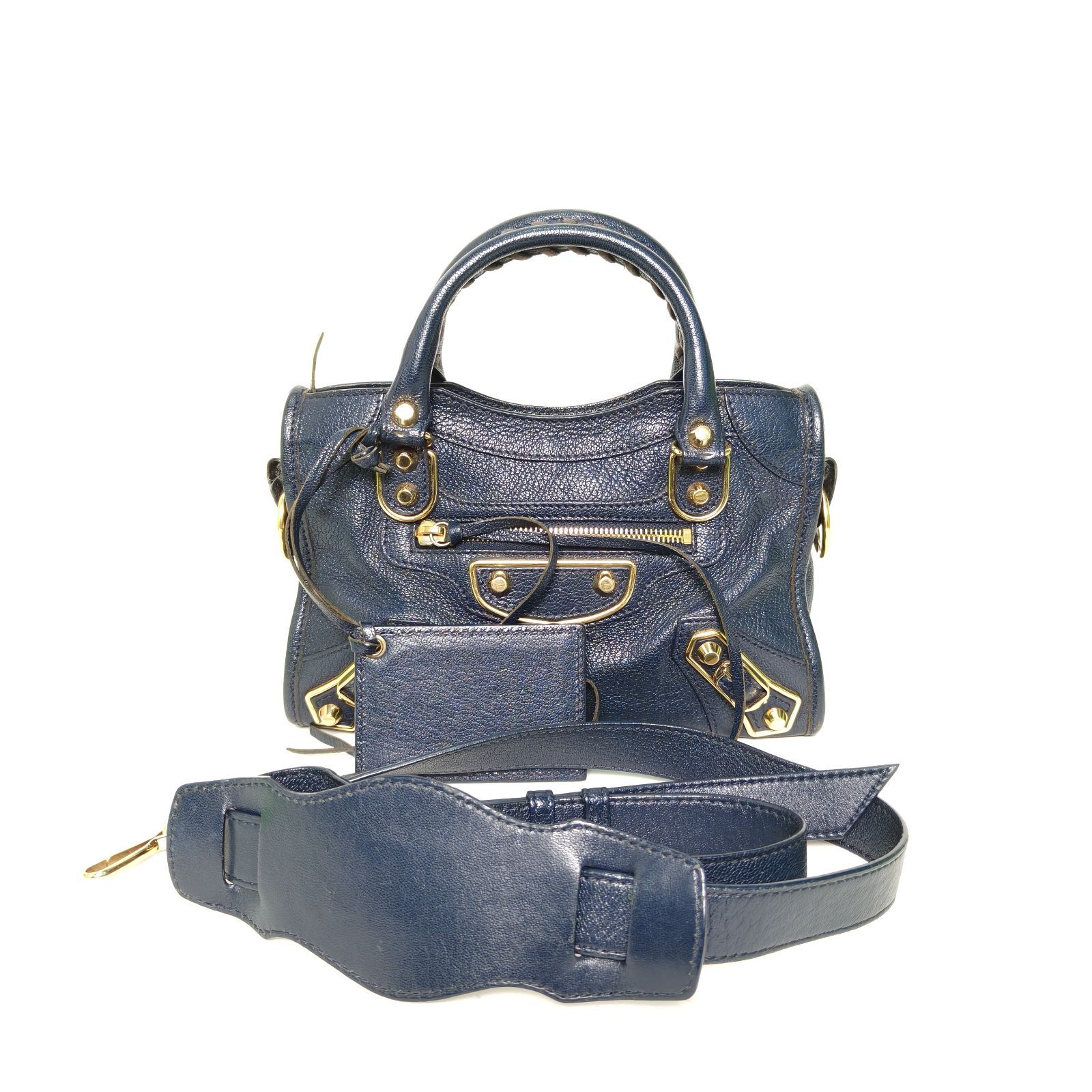 *BALENCIAGA CLASSIC CITY Motorcycle Bag Mini 25-Hana Vintage