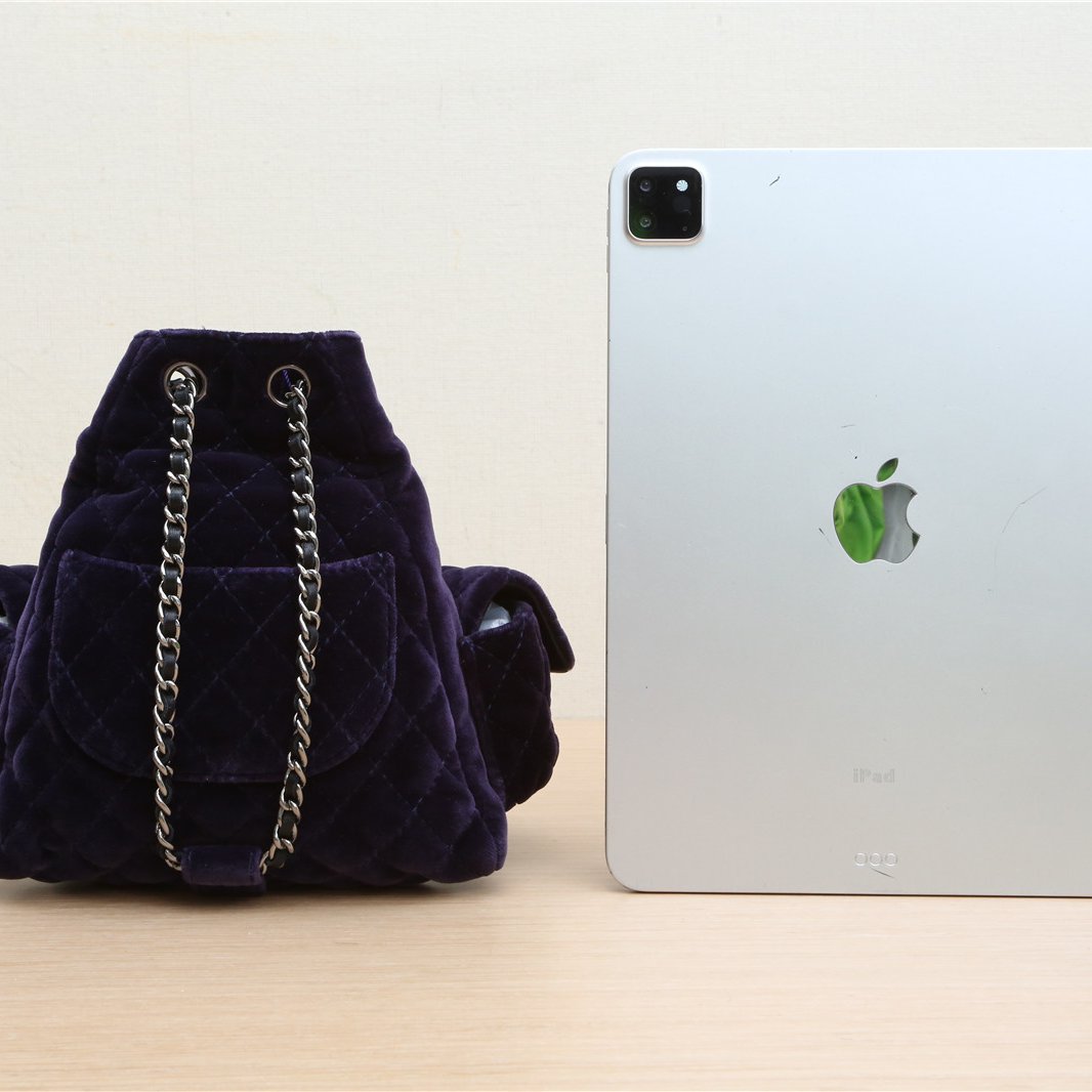 CHANEL Vintage Showpiece Velvet Mini Frog Bag, Purple Velvet, 2013, Sliver Hardware