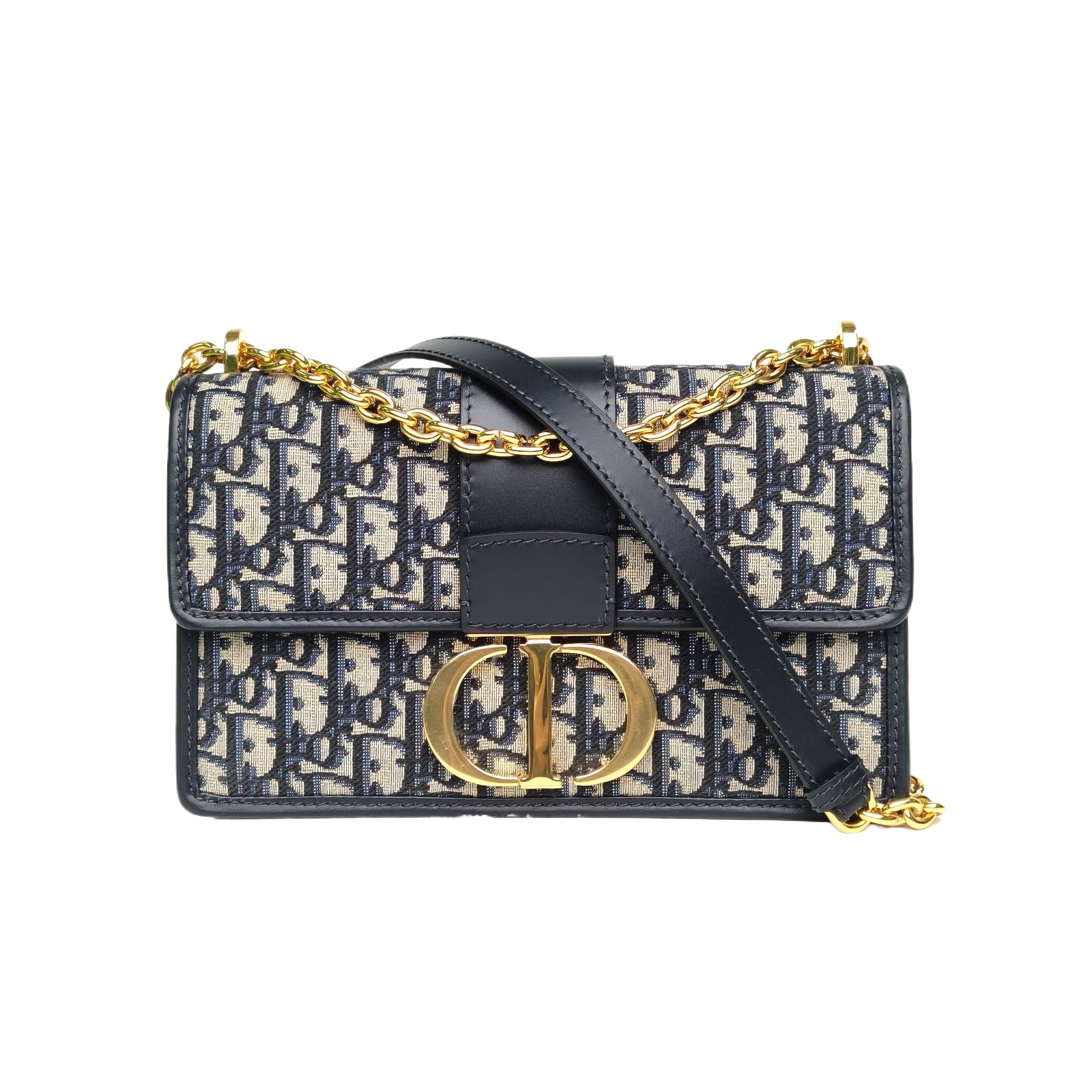 *DIOR 30 Montaigne Chain Shoulder Strap Medium Size 25-Hana Vintage
