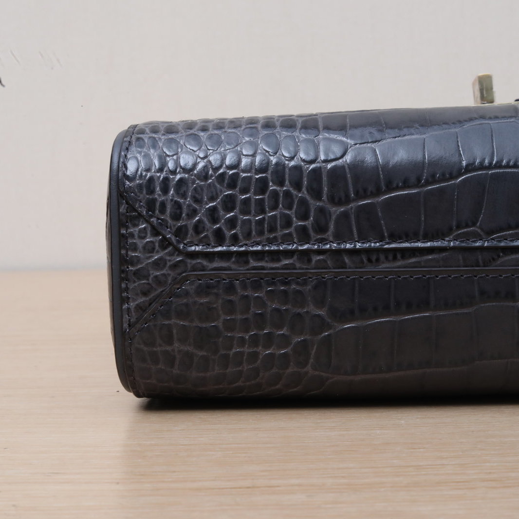 *GIVENCHY Grey Eden Shoulder Bag, Runway Style-Hana Vintage