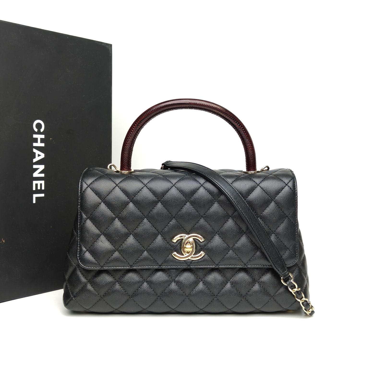 *CHANEL Coco Handle Medium 29cm-Hana Vintage