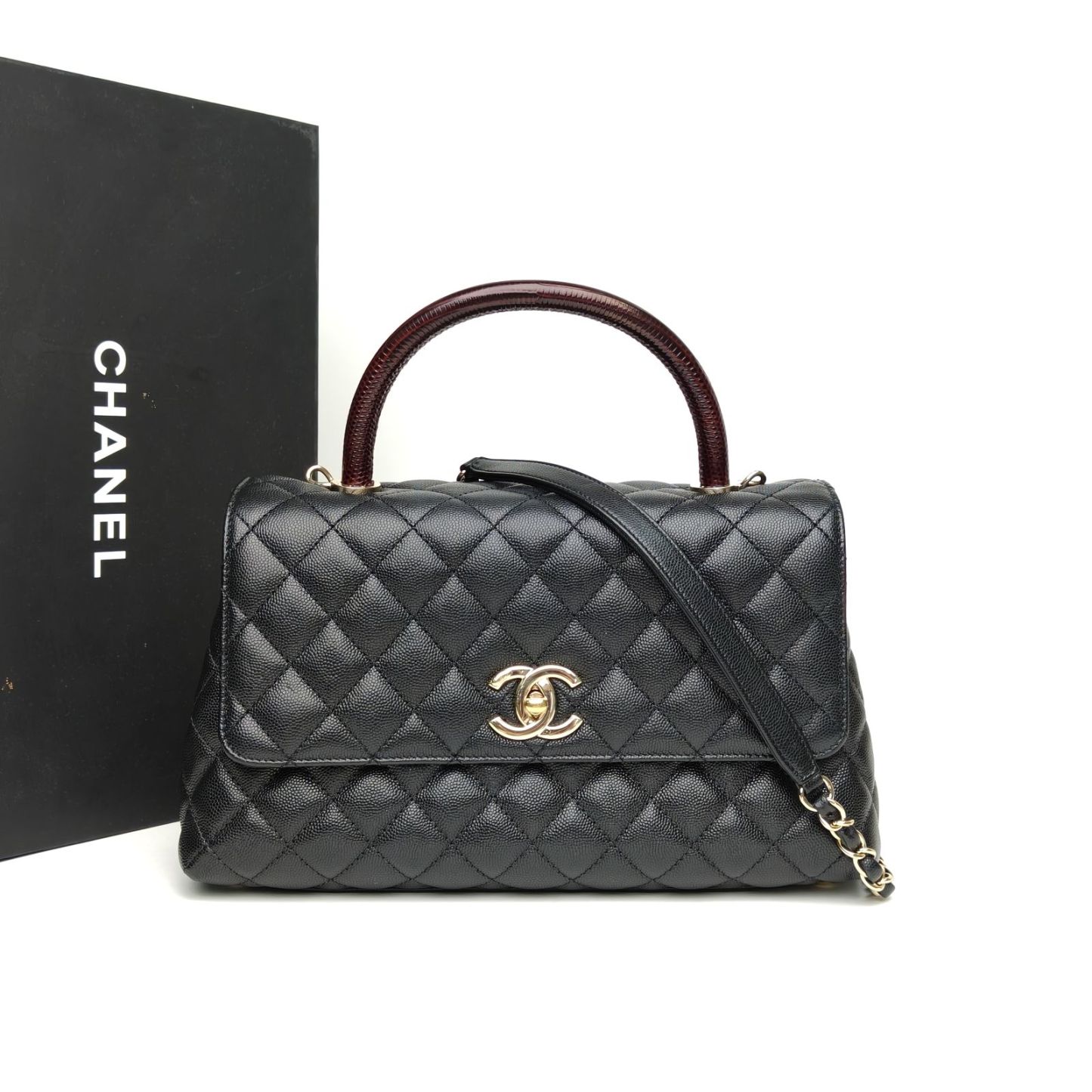 *CHANEL Coco Handle Medium 29cm-Hana Vintage