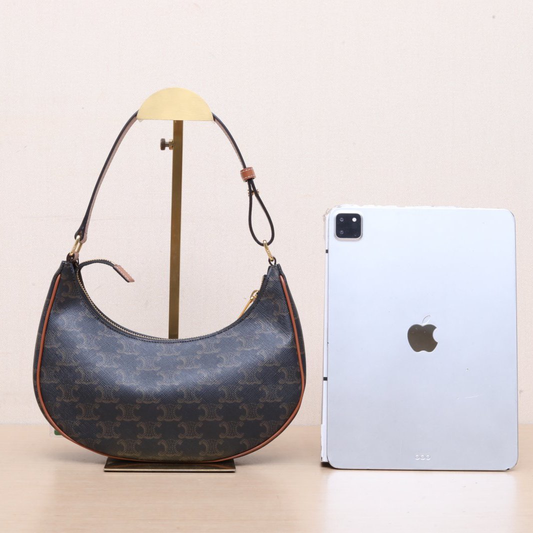 *CELINE AVA Shoulder Bag Medium Size with Arc de Triomphe Print-Hana Vintage