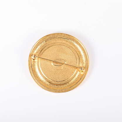 CHANEL Vintage Cambon Brooch 5*5cm Alloy-Hana Vintage