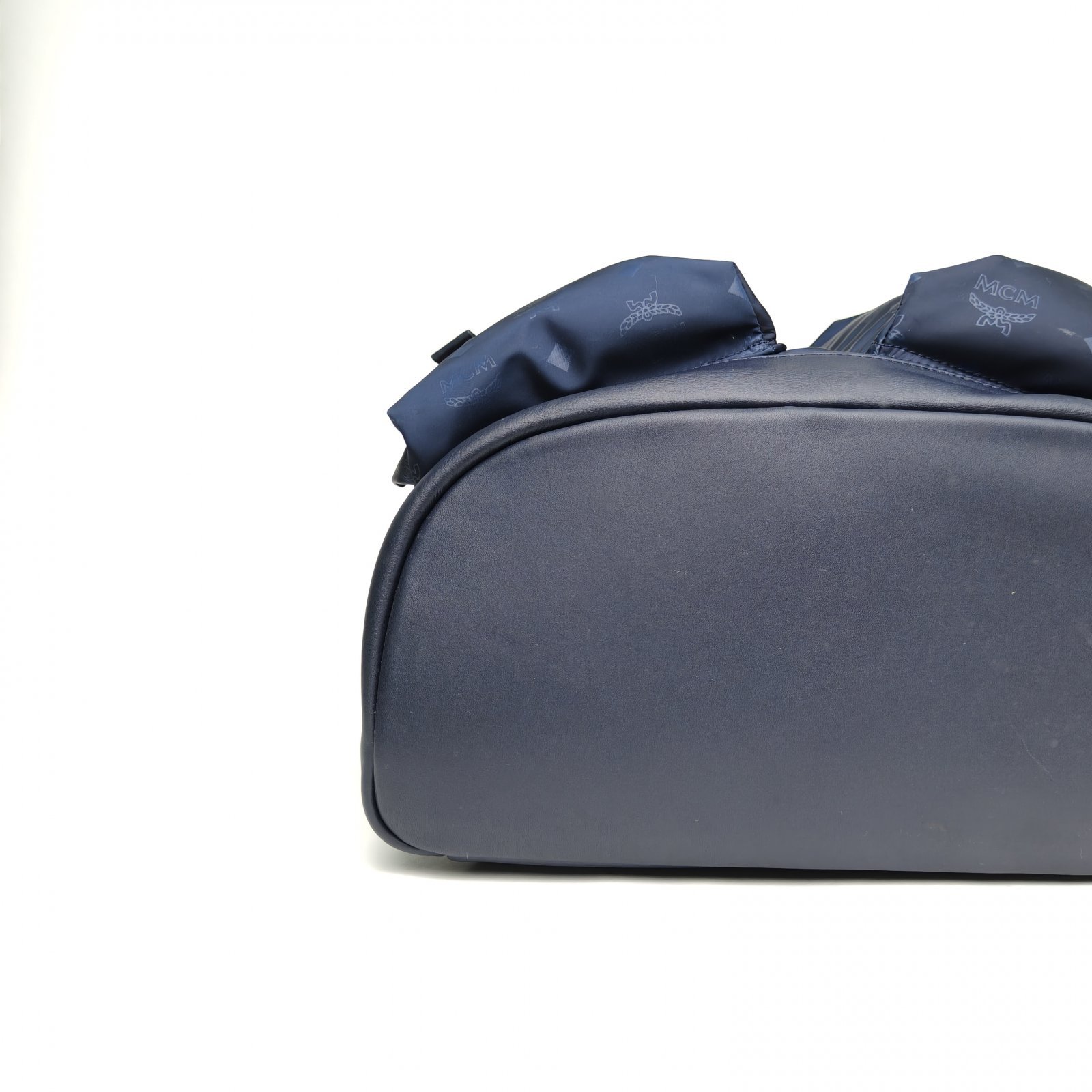 *MCM Blue Nylon Classic Backpack-Hana Vintage
