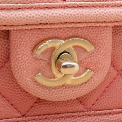 CHANEL Chanel Fanny Pack, Gradient Pink Flap with Gold Hardware, Gradient Color, 2019, Gold Hardware