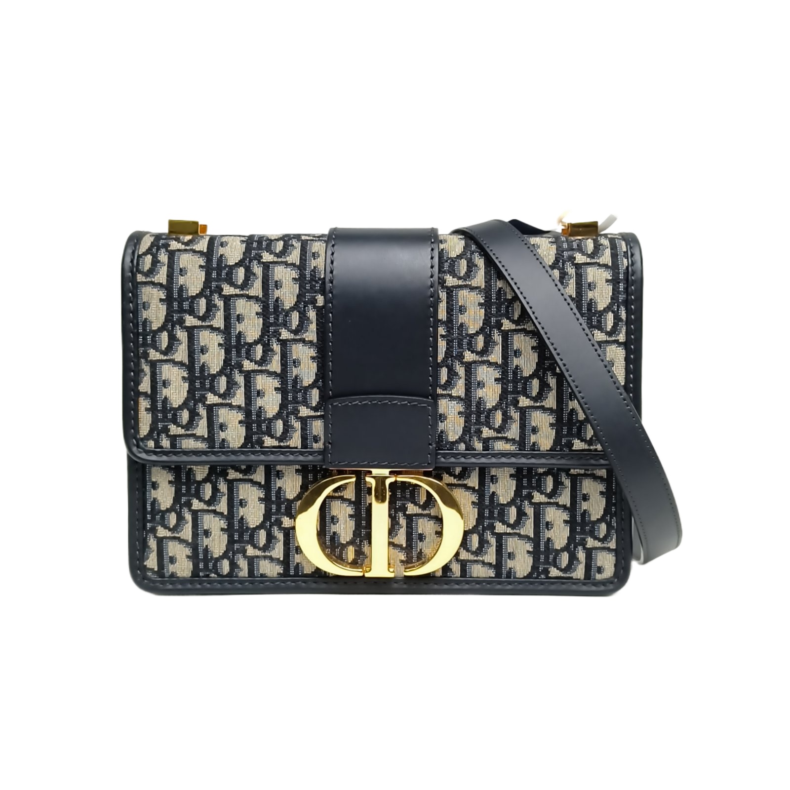 DIOR 30 Montaigne Leather Shoulder Strap, Large Size 24