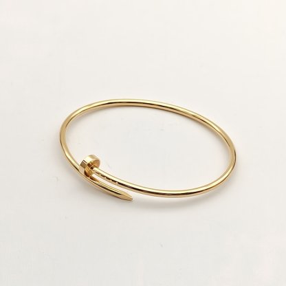 CARTIER JUSTE UN CLOU Nail Bracelet Thin 18K Gold-Hana Vintage