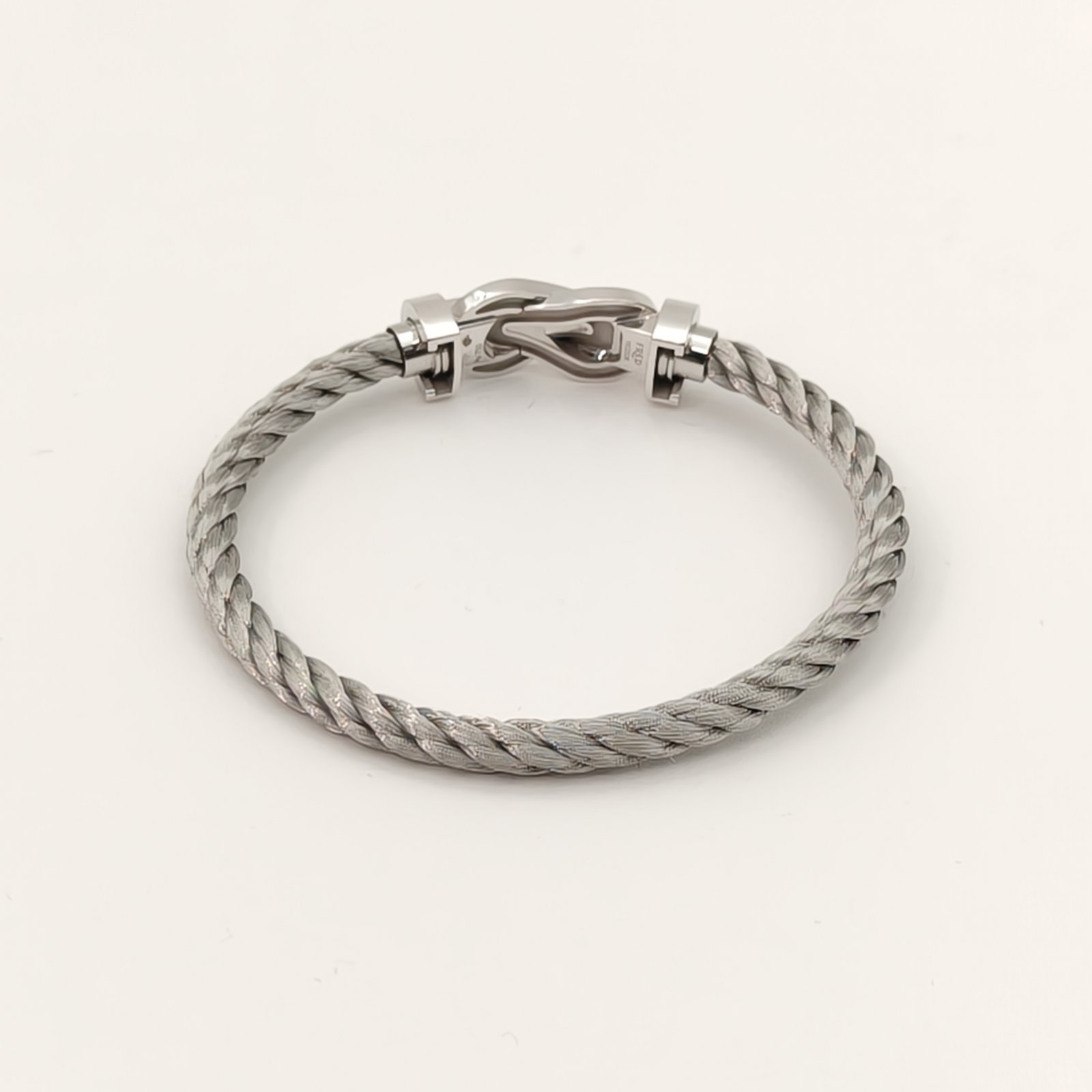 Fred Platinum Chance Infinie Bracelet Large Size 16 18K 18K White Gold-Hana Vintage