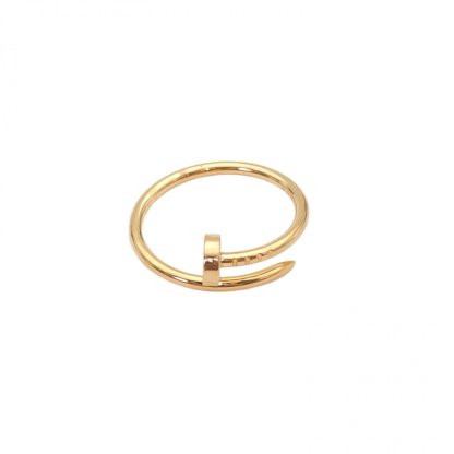 CARTIER JUSTE UN CLOU Narrow Nail Ring 18K Gold-Hana Vintage
