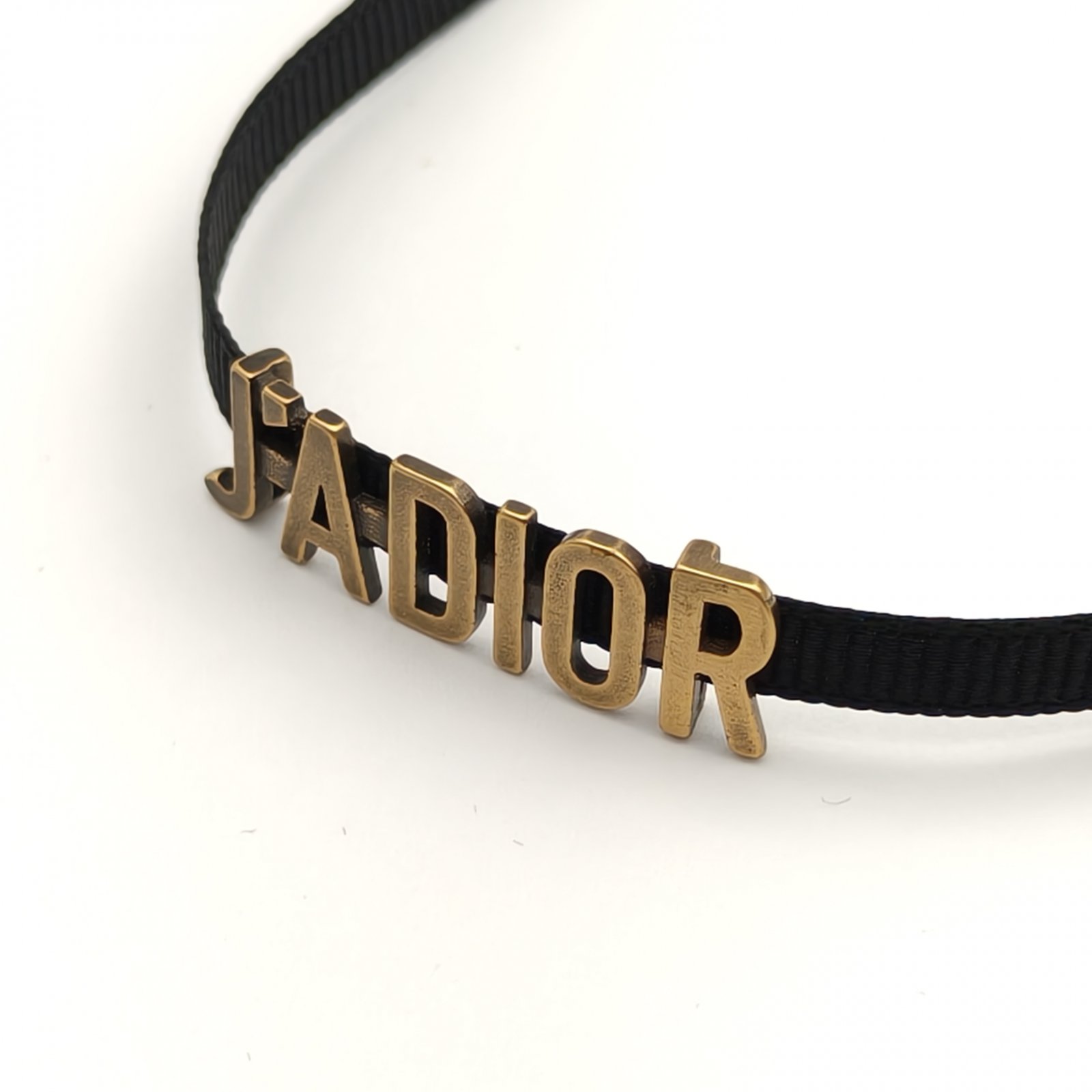 DIOR Letter choker necklace Alloy-Hana Vintage