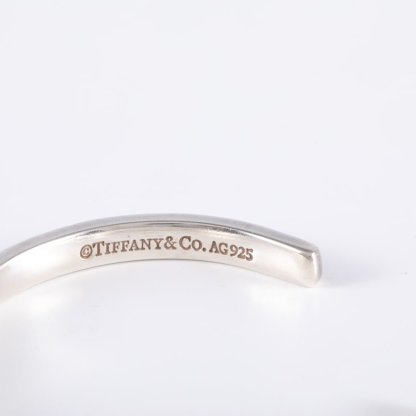 TIFFANY&CO AG925 Silver Open Bracelet Sterling Silver-Hana Vintage