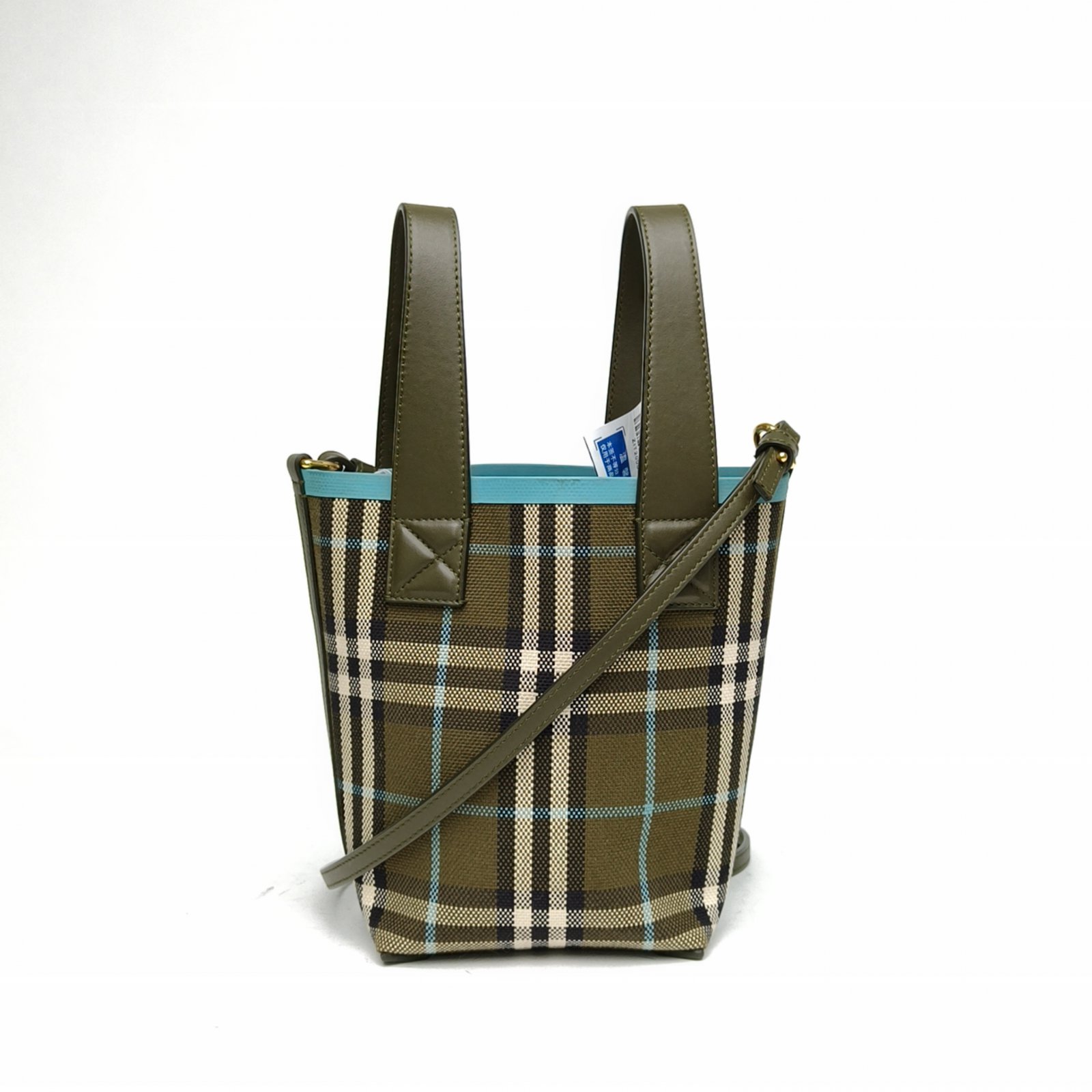 Burberry Burberry Check Canvas Hand Tote Bag Shoulder Bag mini-Hana Vintage