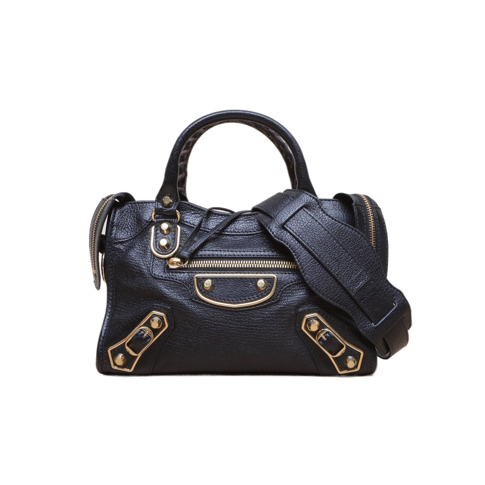 *BALENCIAGA City Mini 24 Motorcycle Bag-Hana Vintage