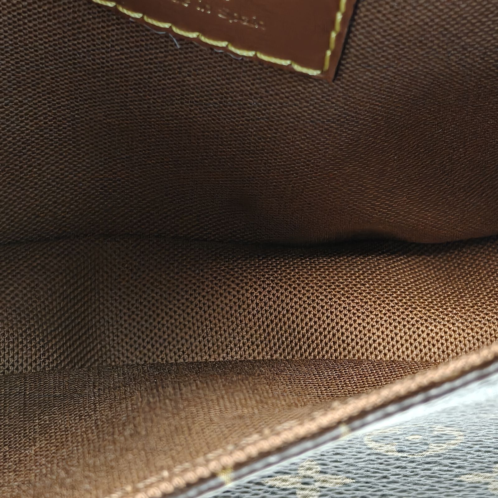 *LOUIS VUITTON Monogram PVC Chip Saumur Twin Solo 2-way Chain Bag Waist Bag 16cm-Hana Vintage
