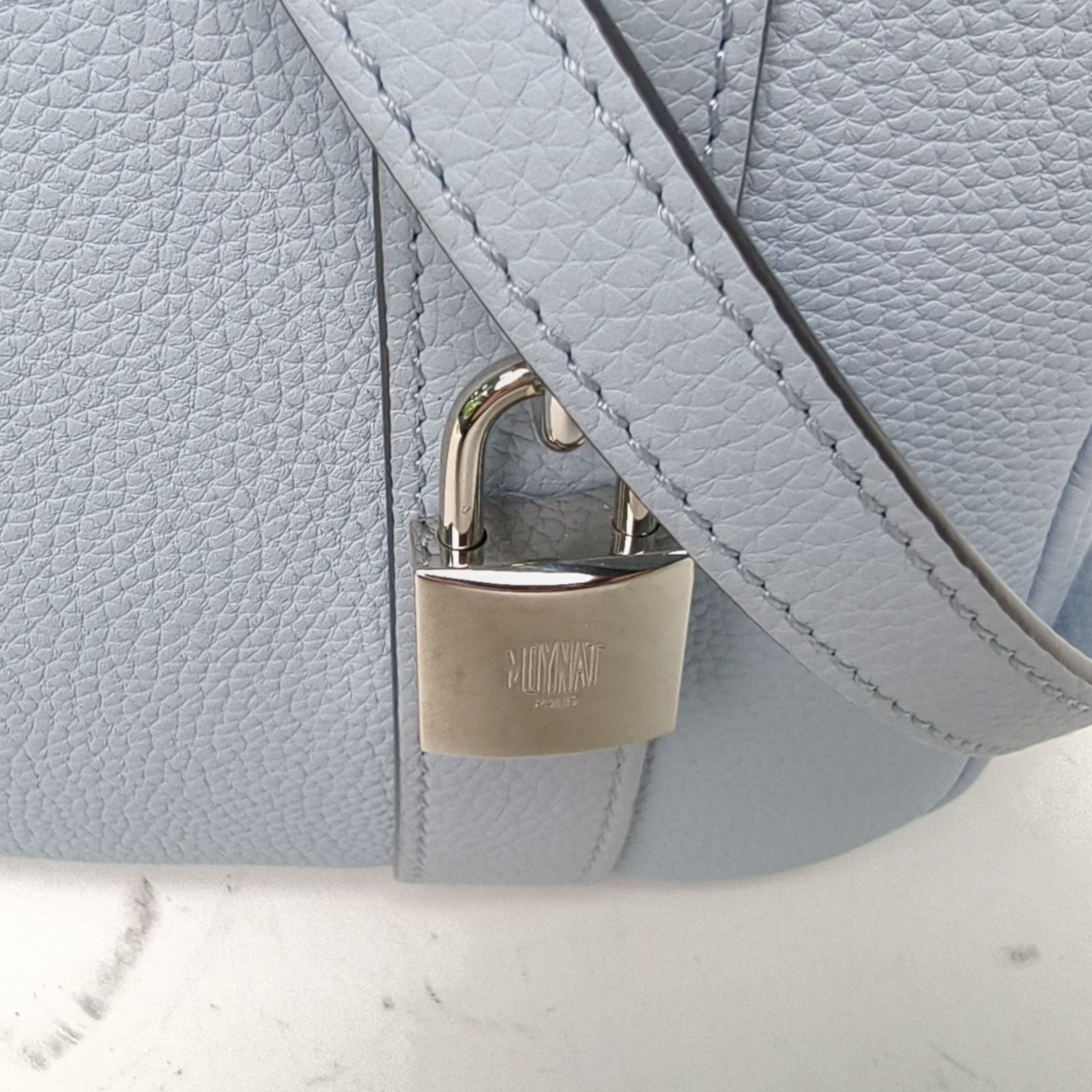 *MOYNAT Blue Sliver Hardware Limsounie Small Handbag-Hana Vintage