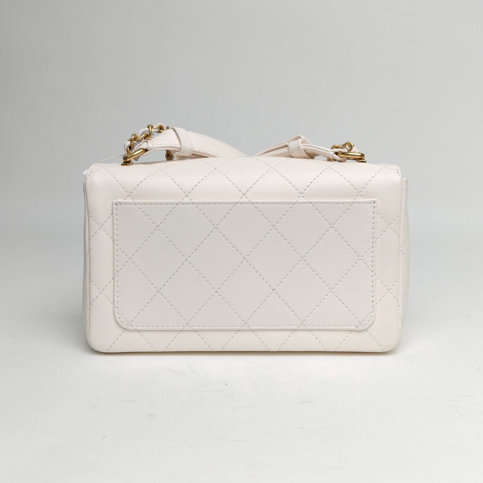 CHANEL 26S Flap Bag Fixed Double Shoulder Straps