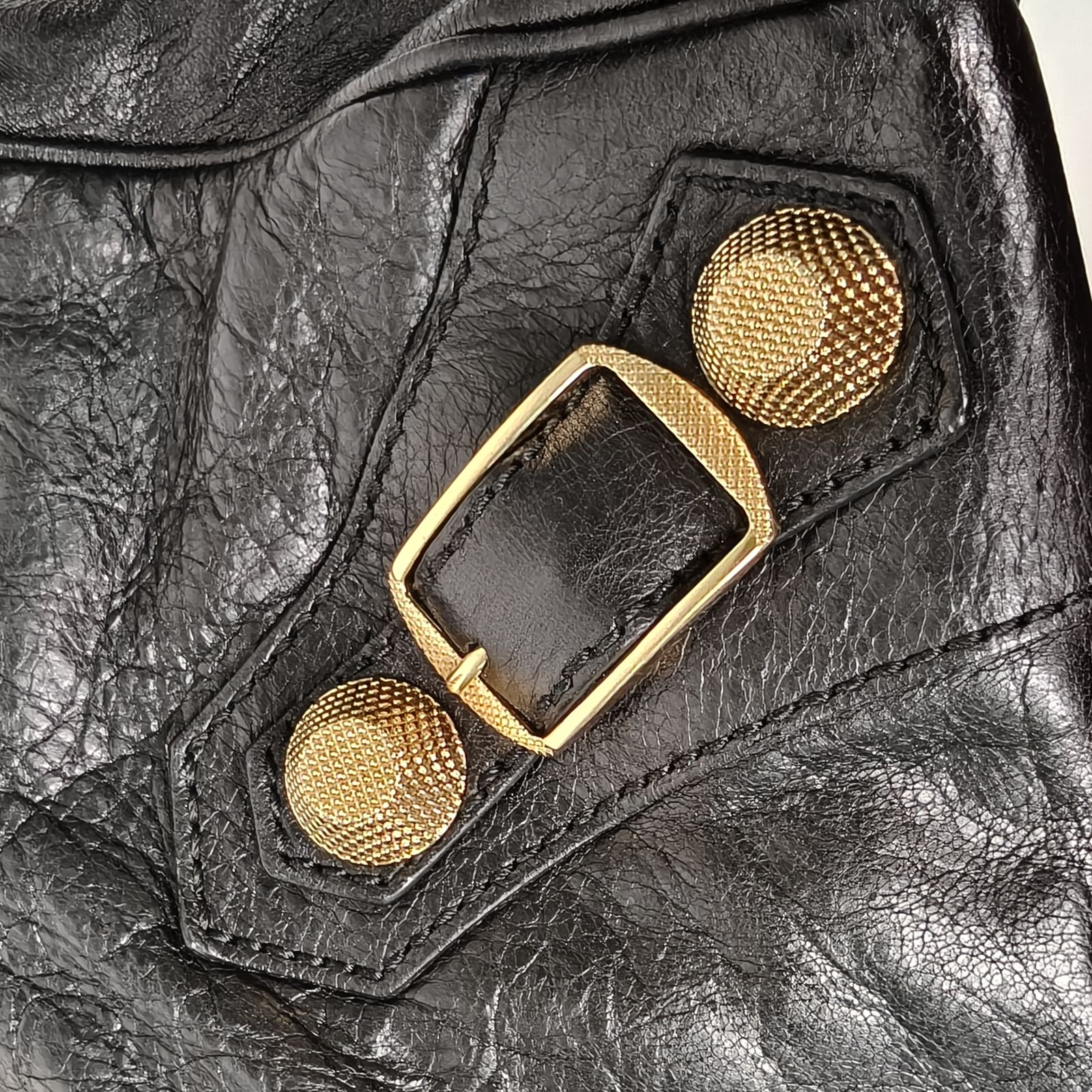 *BALENCIAGA CLASSIC VELO 34 Motorcycle Bag-Hana Vintage