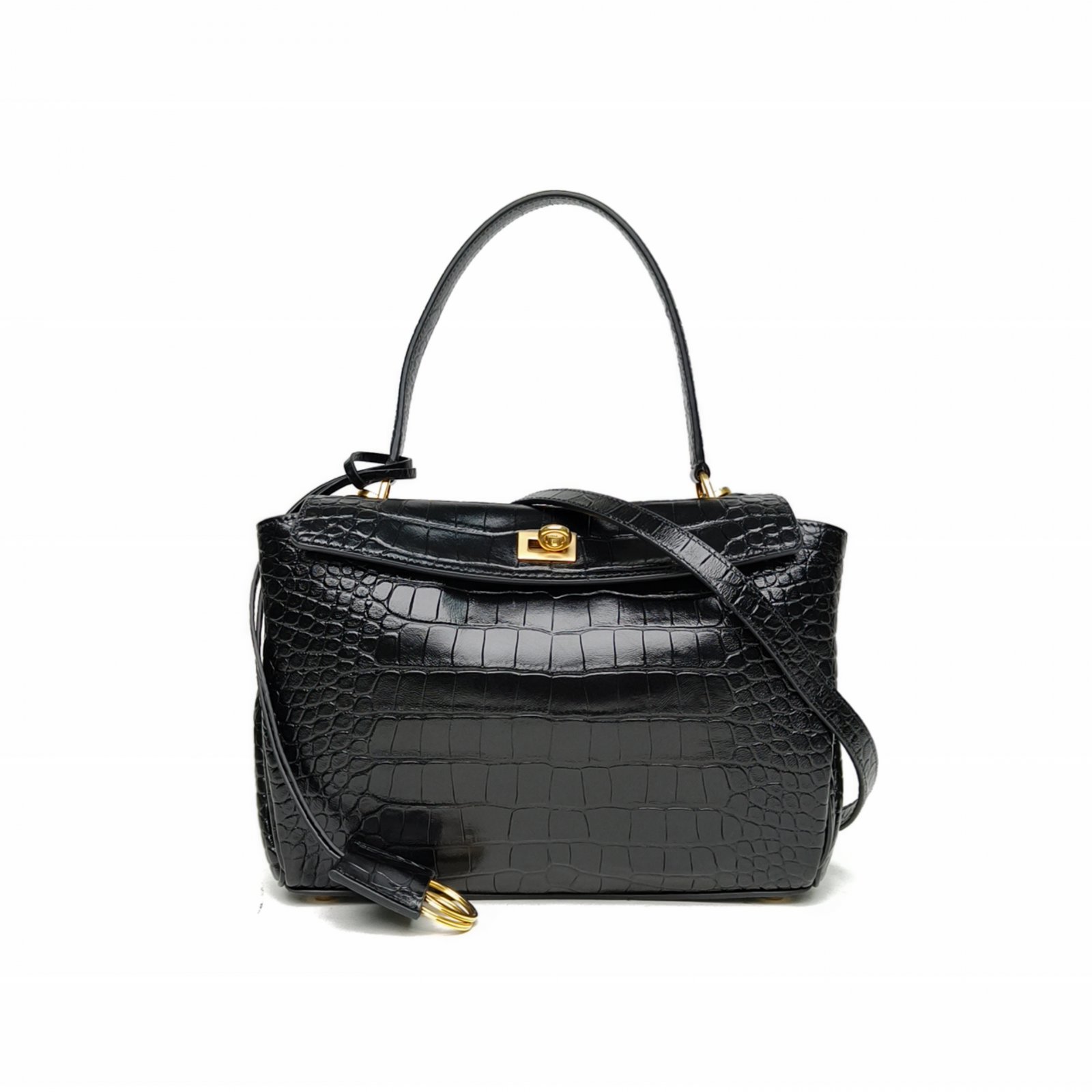 *BALENCIAGA Black Gold Hardware Rodeo Small 29 2020-Hana Vintage