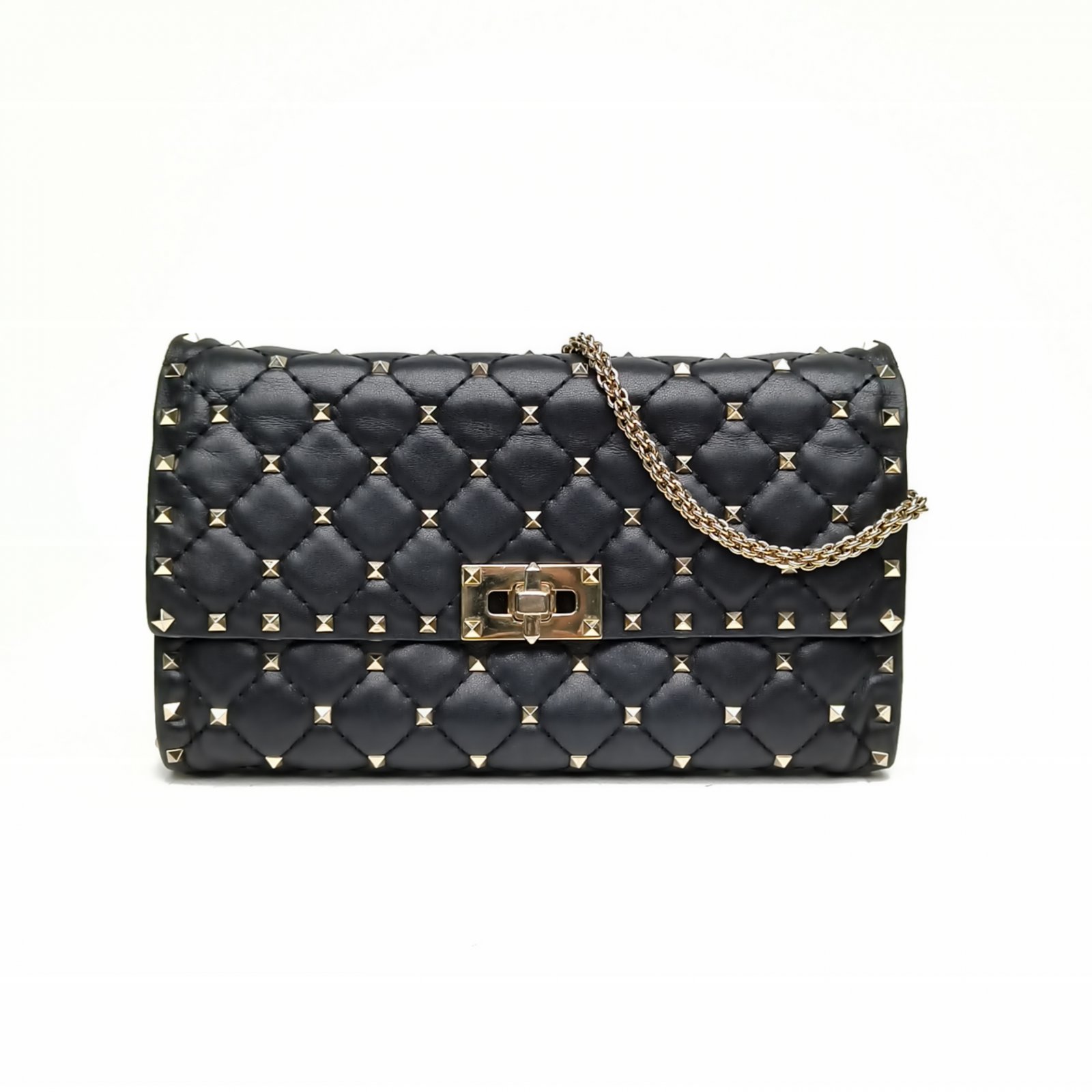 *VALENTINO ROCKSTUD SPIKE Medium Chain Handbag-Hana Vintage