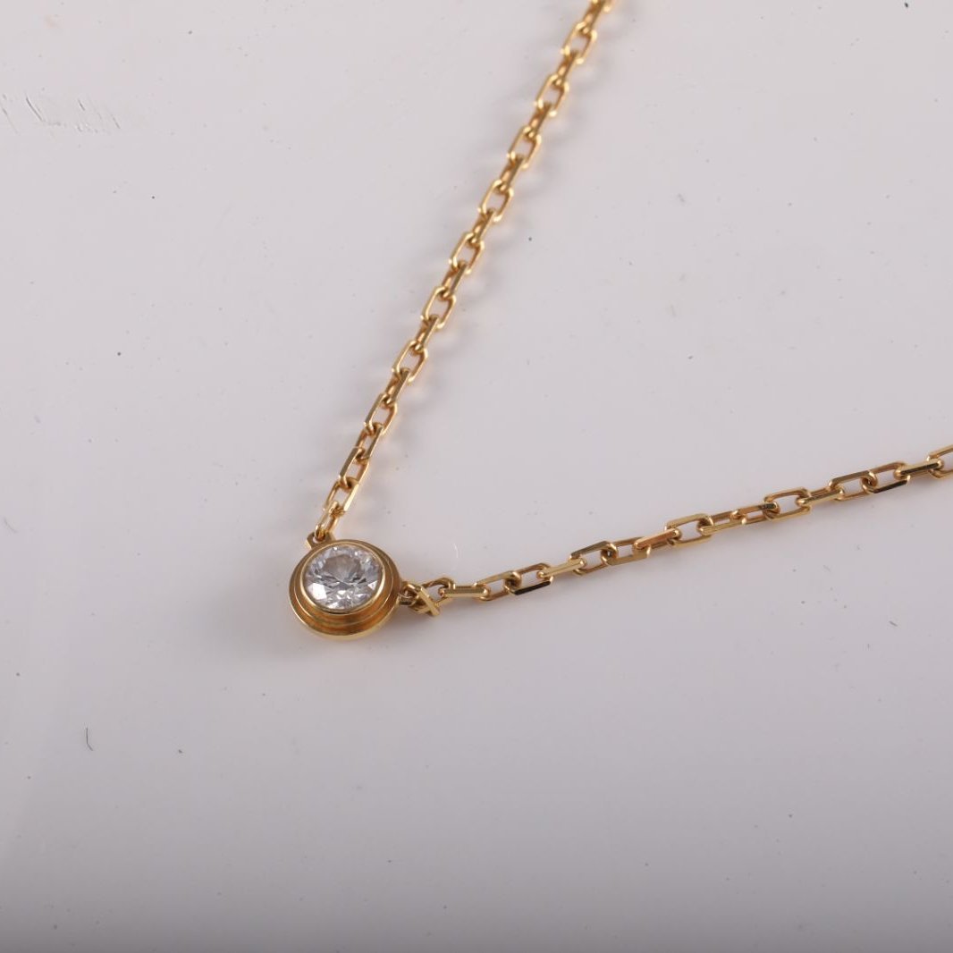 CARTIER Rose Gold Amour Diamond 18K 18K Rose Gold,Diamond-Hana Vintage