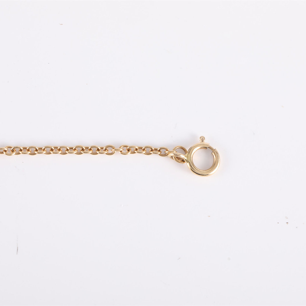 TIFFANY&CO Tiffany T Smile Bracelet 18K Gold,Diamond-Hana Vintage