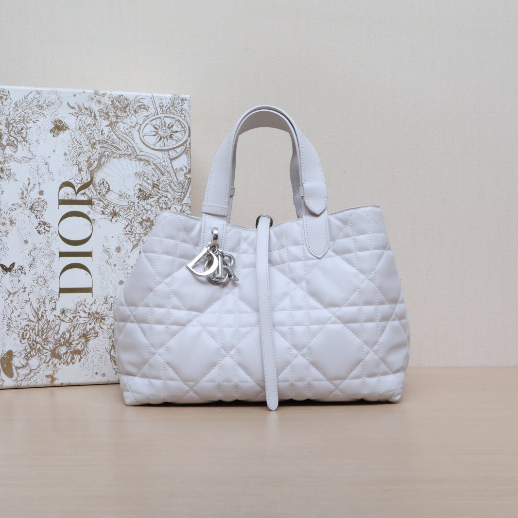 *DIOR Toujours Shoulder and Tote Bag, Medium, 28.5-Hana Vintage