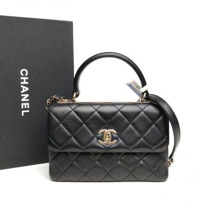 *CHANEL Trendy CC Accordion Handbag, Small, 25cm