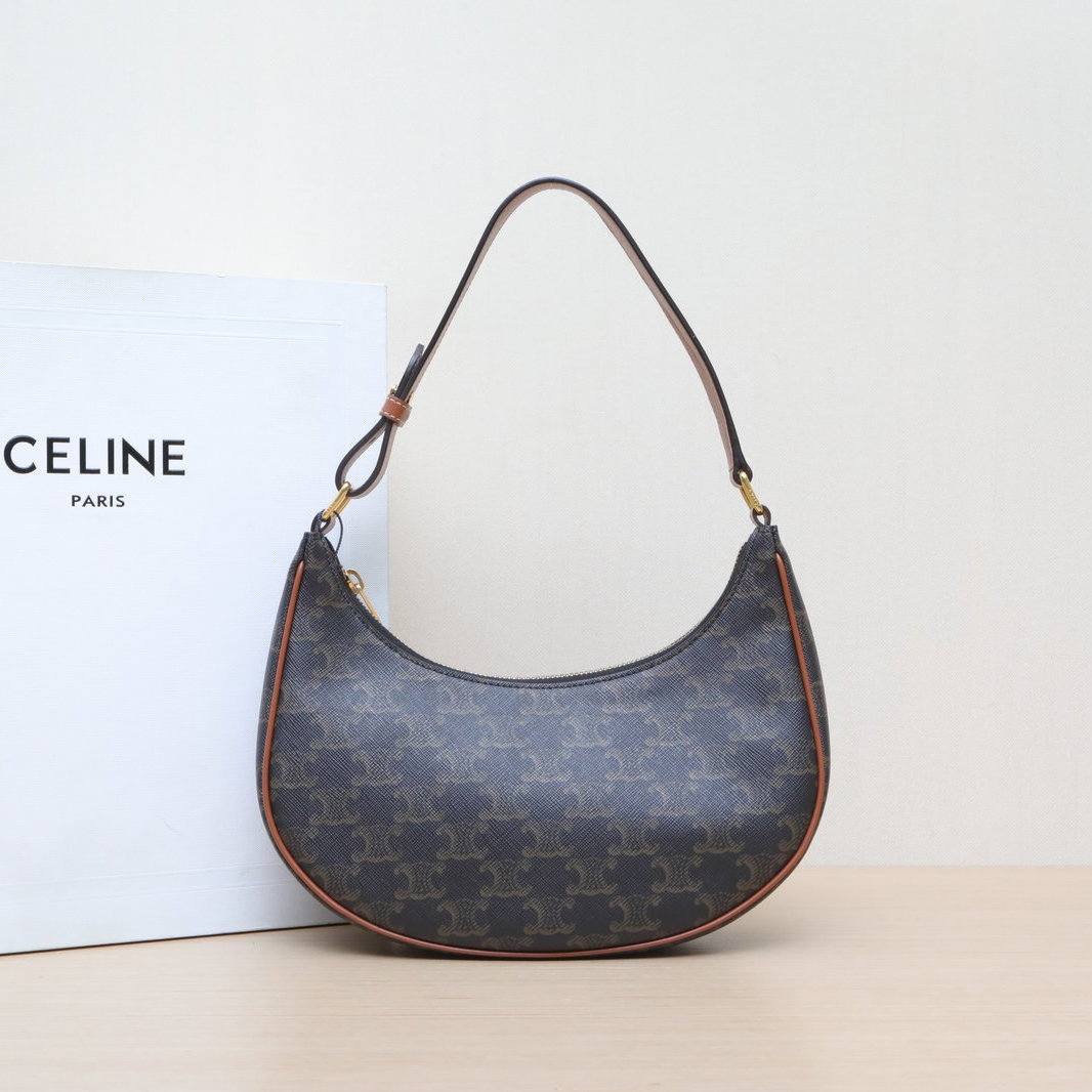 *CELINE AVA Shoulder Bag Medium Size with Arc de Triomphe Print-Hana Vintage