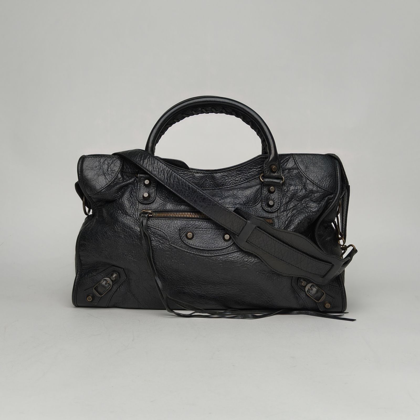 *BALENCIAGA CLASSIC CITY Motorcycle Bag Medium 38-Hana Vintage
