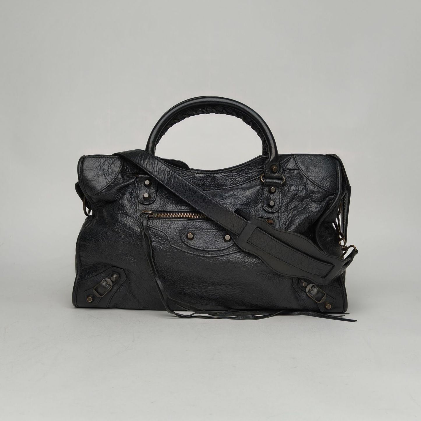 *BALENCIAGA CLASSIC CITY Motorcycle Bag Medium 38-Hana Vintage