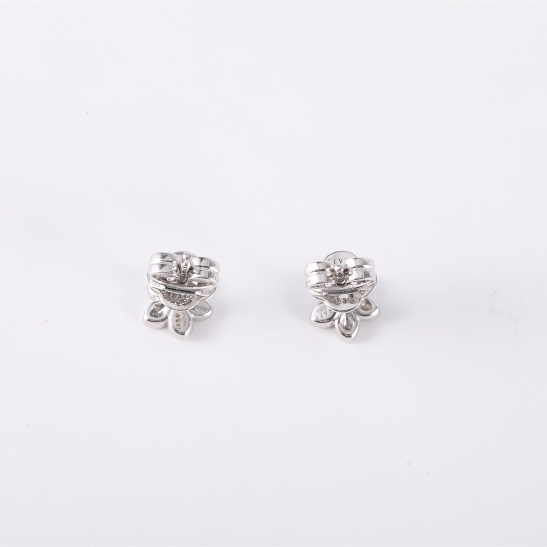 GRAFF Platinum Mini 18K Diamond Stud Earring 18K White Gold,Diamond-Hana Vintage
