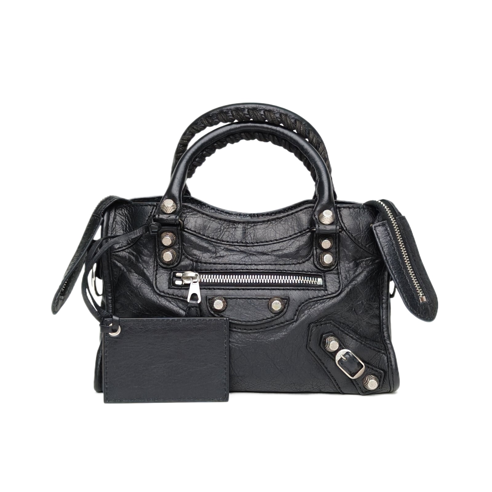 *BALENCIAGA City Mini 24 Motorcycle Bag-Hana Vintage