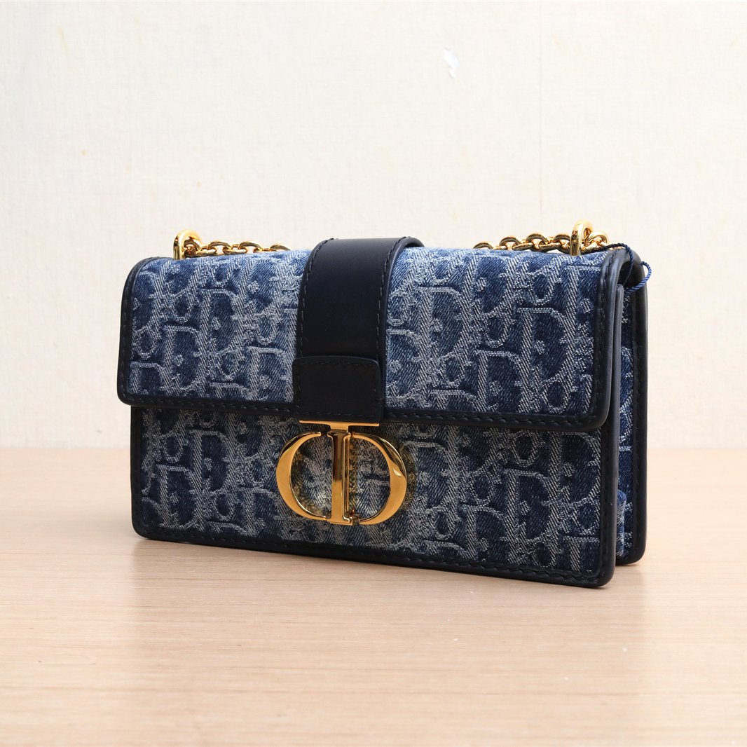 *DIOR 30 Montaigne East-West Chain Bag 21cm-Hana Vintage
