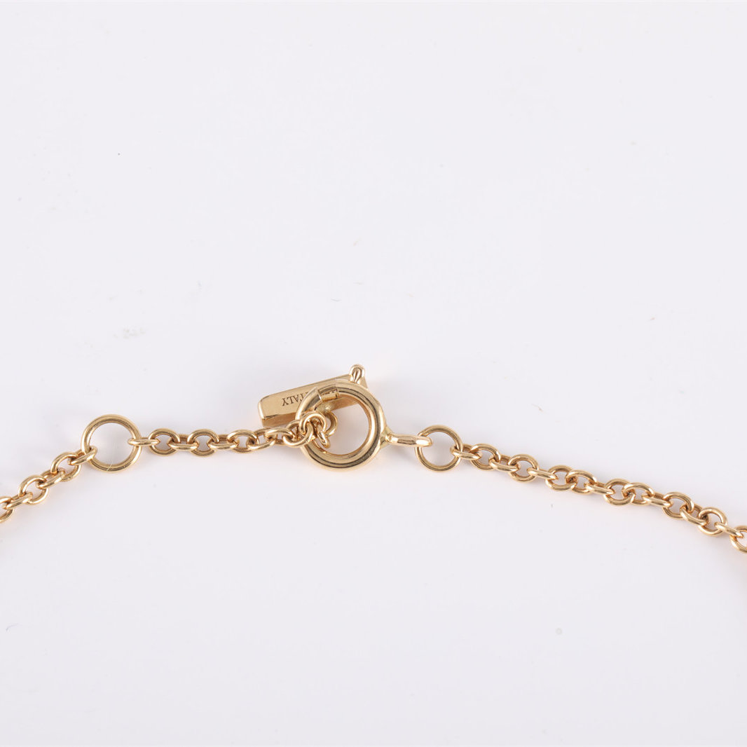 TIFFANY&CO Tiffany T Smile Bracelet 18K Gold,Diamond-Hana Vintage