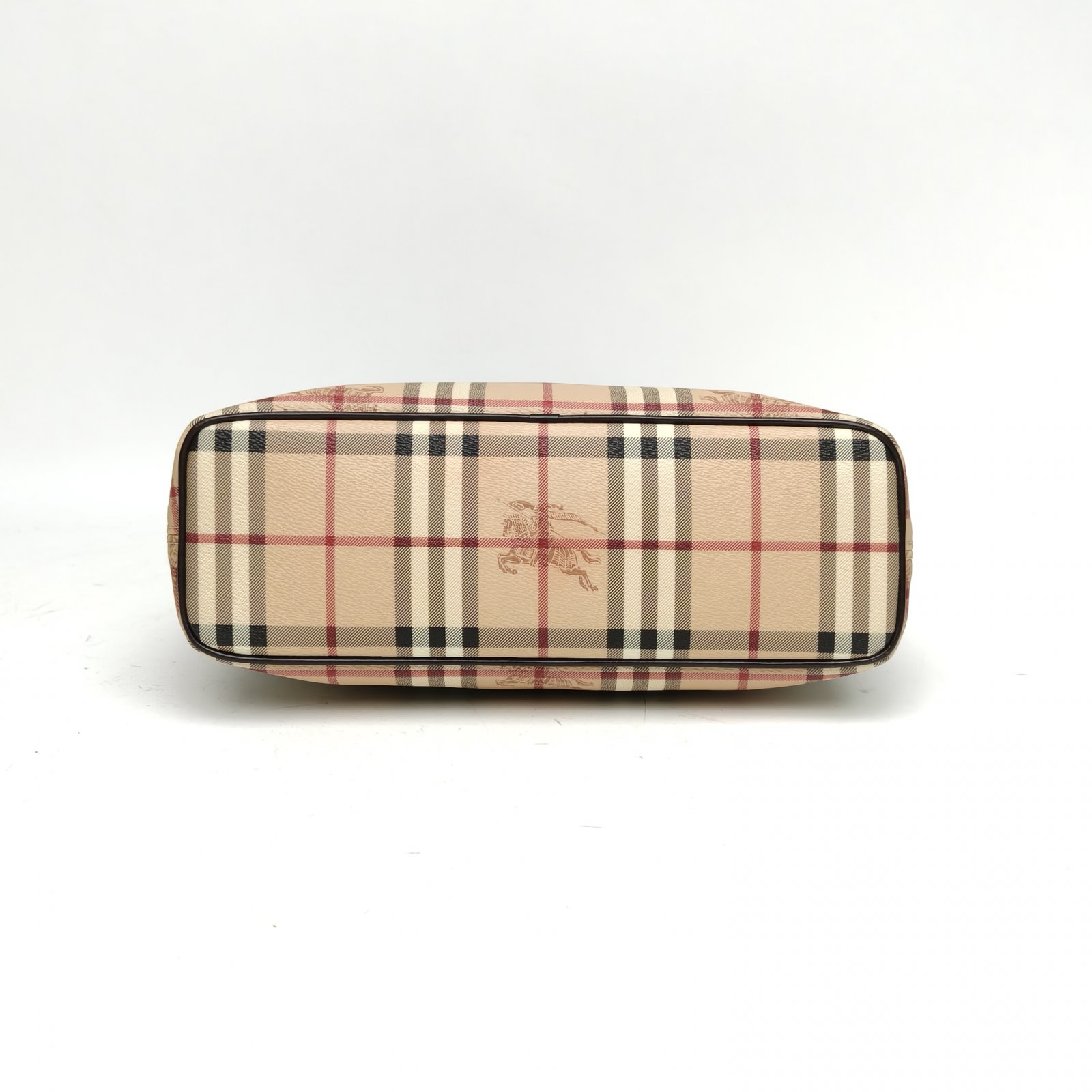 Burberry Burberry Check PVC Knight Check Tote Bag Shoulder Bag