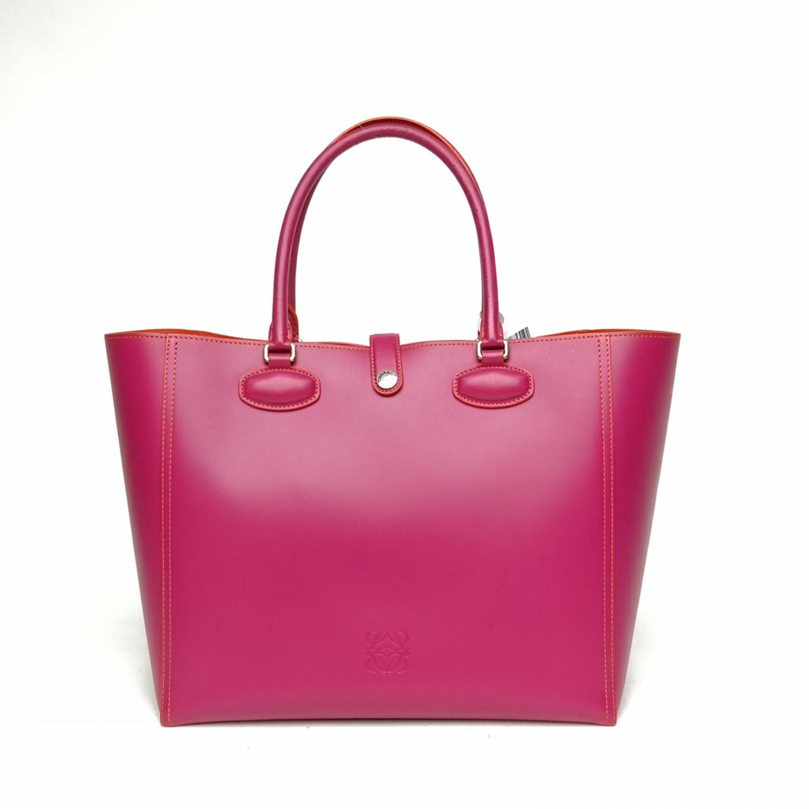 LOEWE Purple Sliver Hardware Tote Bag With Detachable Pouch Shoulder Bag-Hana Vintage