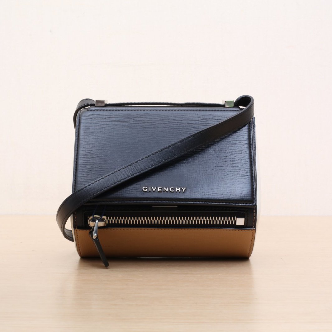 *GIVENCHY Color-blocked Pandora Box Crossbody Bag-Hana Vintage