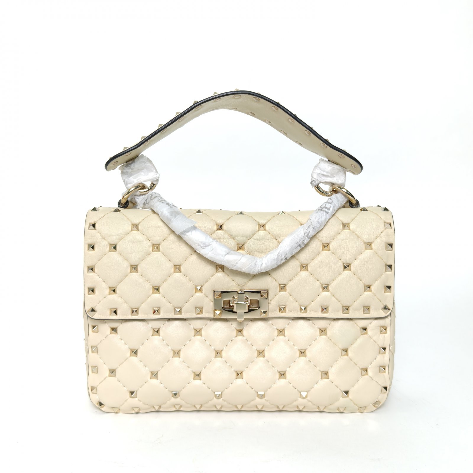 *VALENTINO ROCKSTUD SPIKE Medium Chain Handbag-Hana Vintage