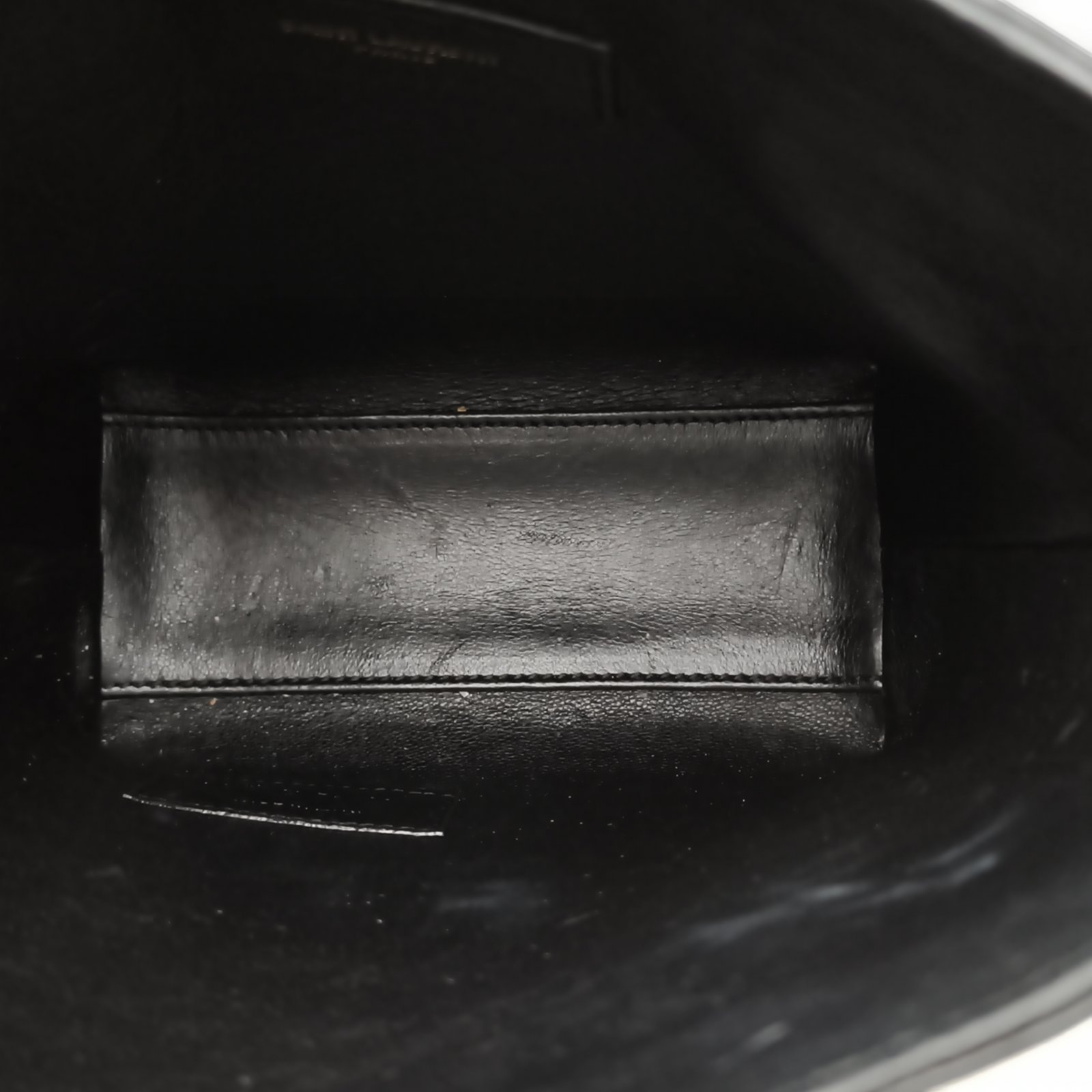 SAINT LAURENT Black Gold Hardware Handbag mini Tote Bag Crossbody Bag-Hana Vintage