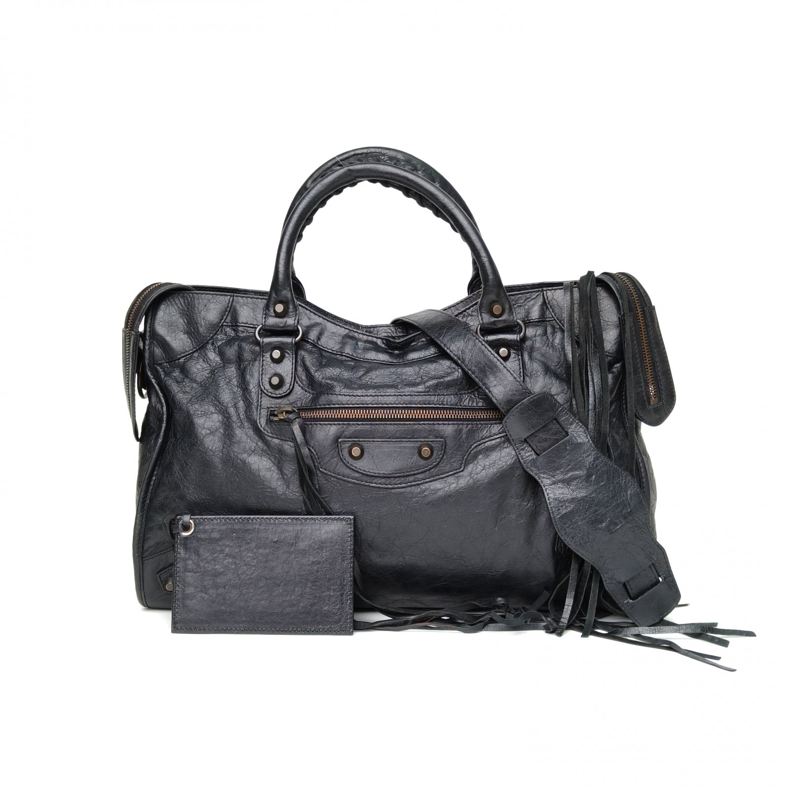 *BALENCIAGA CLASSIC CITY Motorcycle Bag Medium 38-Hana Vintage