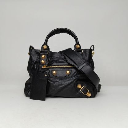 *BALENCIAGA CLASSIC VELO 34 Motorcycle Bag-Hana Vintage