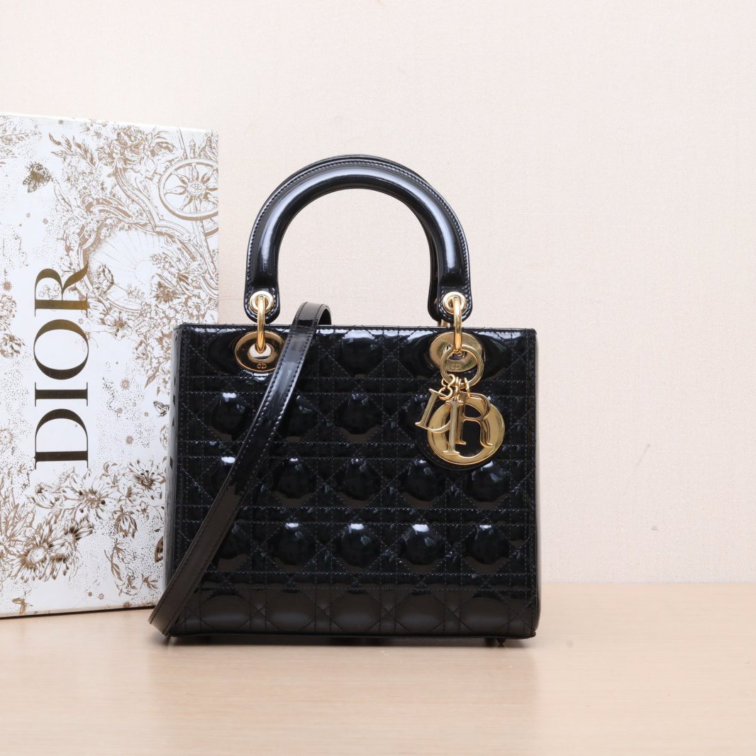 *DIOR Lady Dior Five Compartments Handbag-Hana Vintage