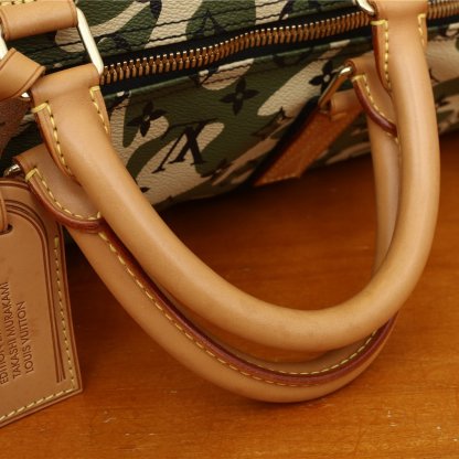 LOUIS VUITTON Vintage Takashi Murakami Camouflage Keep all 55