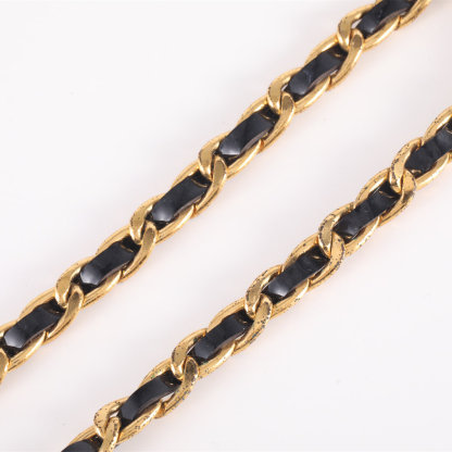 CHANEL Vintage Gold Coin Portrait Bow Chocker Necklace Alloy-Hana Vintage