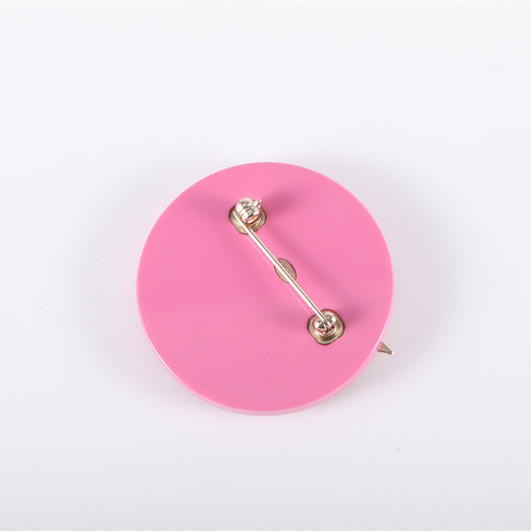 CHANEL 19K High Rarity Pink Fuji Mountain Camellia Brooch Alloy,Resin-Hana Vintage