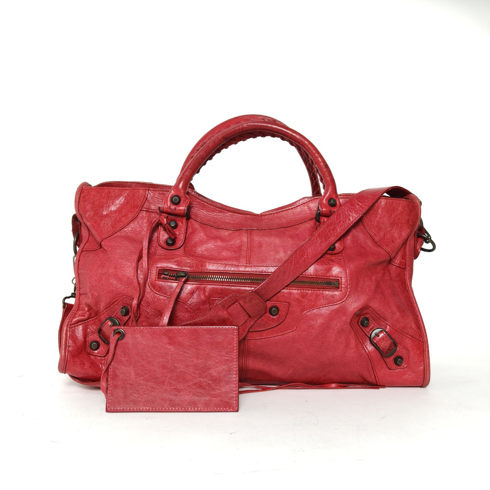 *BALENCIAGA CLASSIC CITY Motorcycle Bag, Large Size-Hana Vintage
